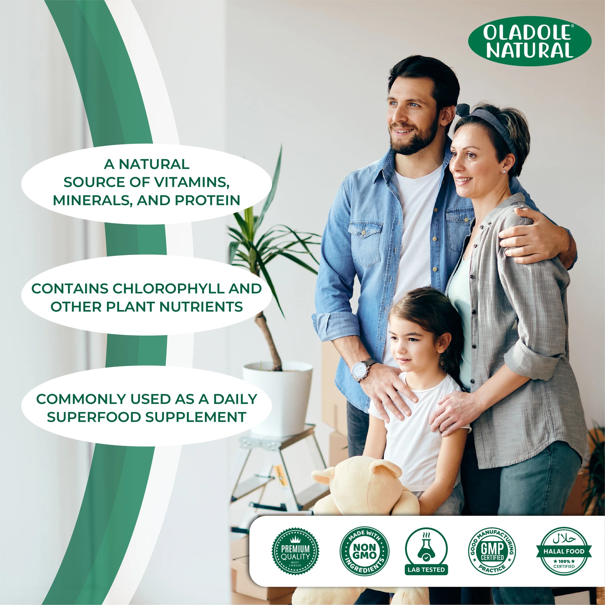 Organic Chlorella 3000 mg