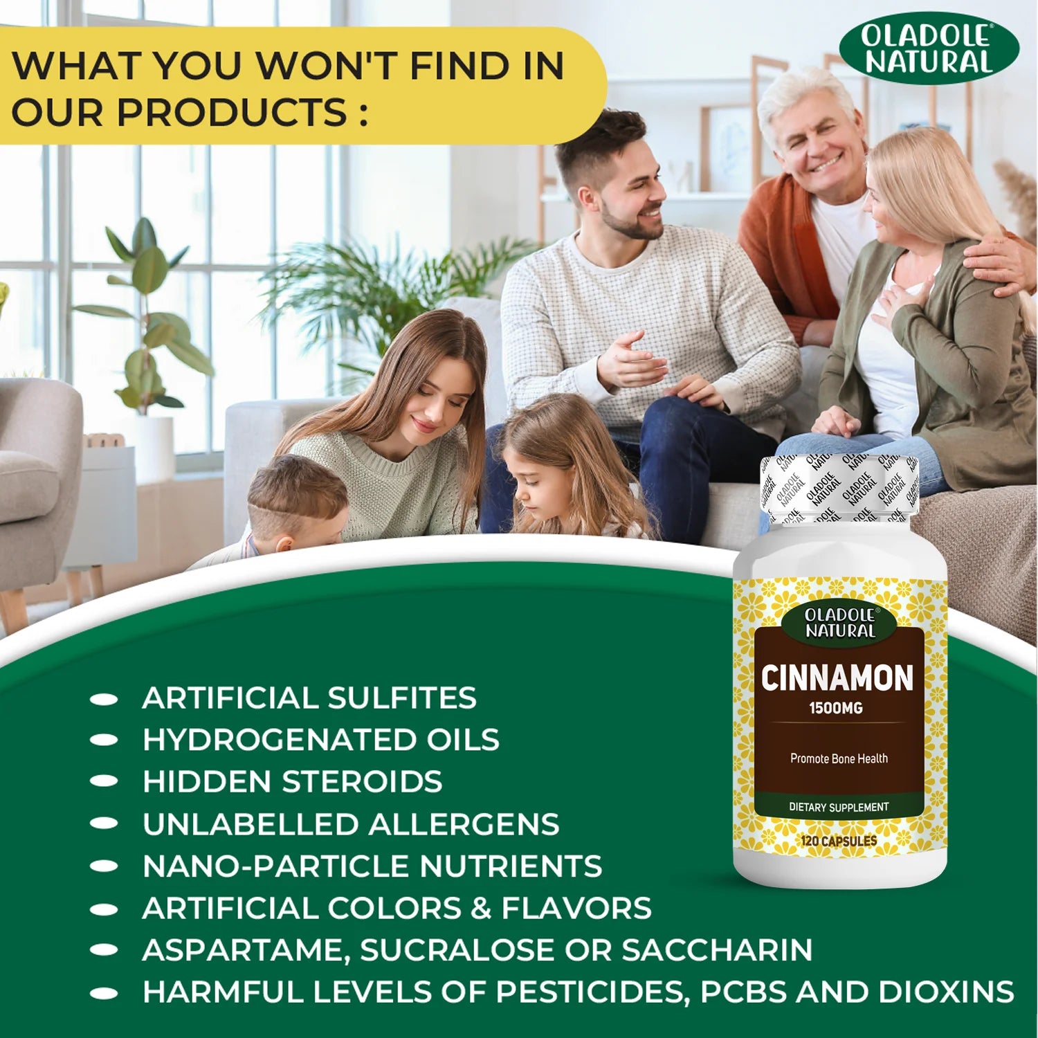 Cinnamon 1500 mg
