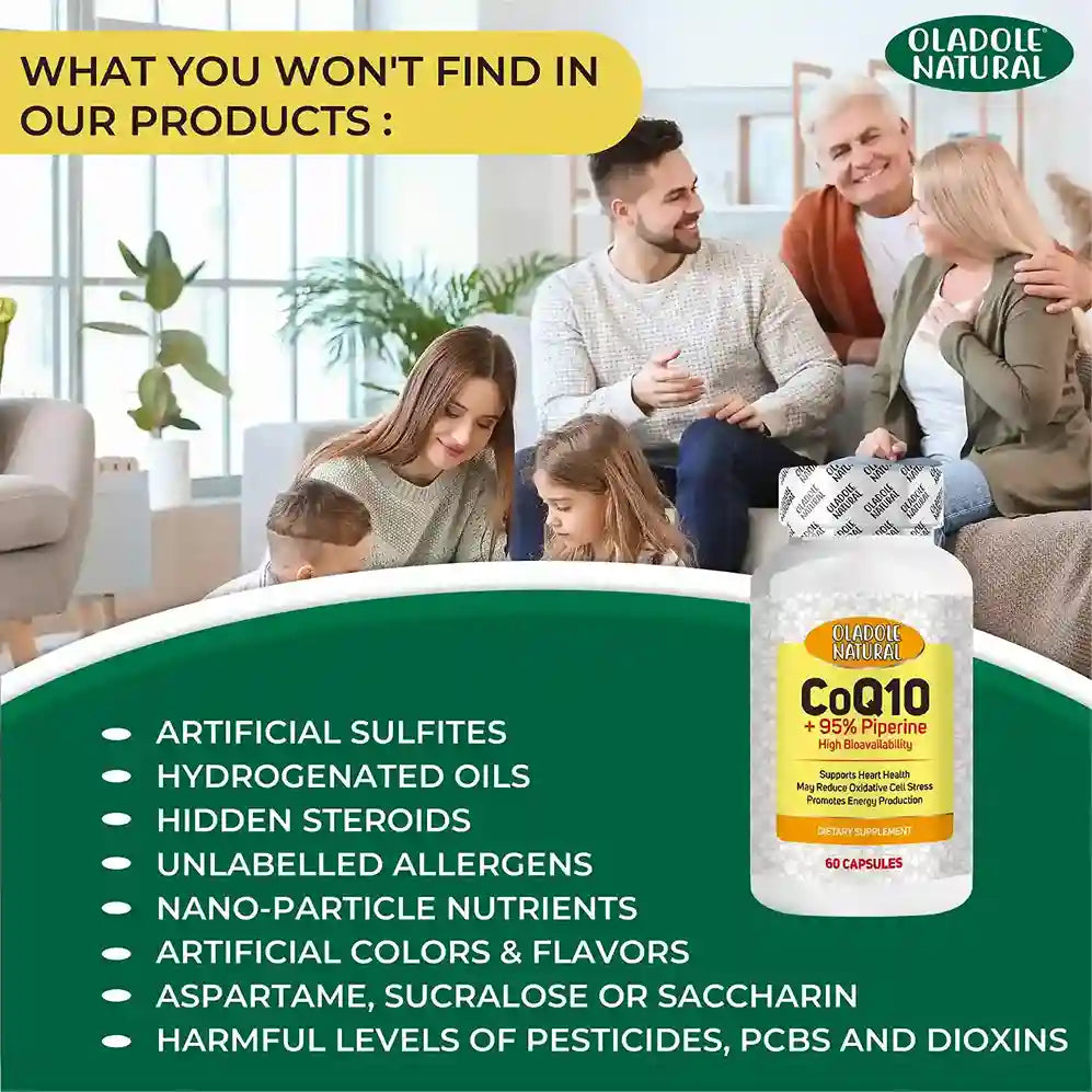 CoQ10 + 95% Piperine 200 mg