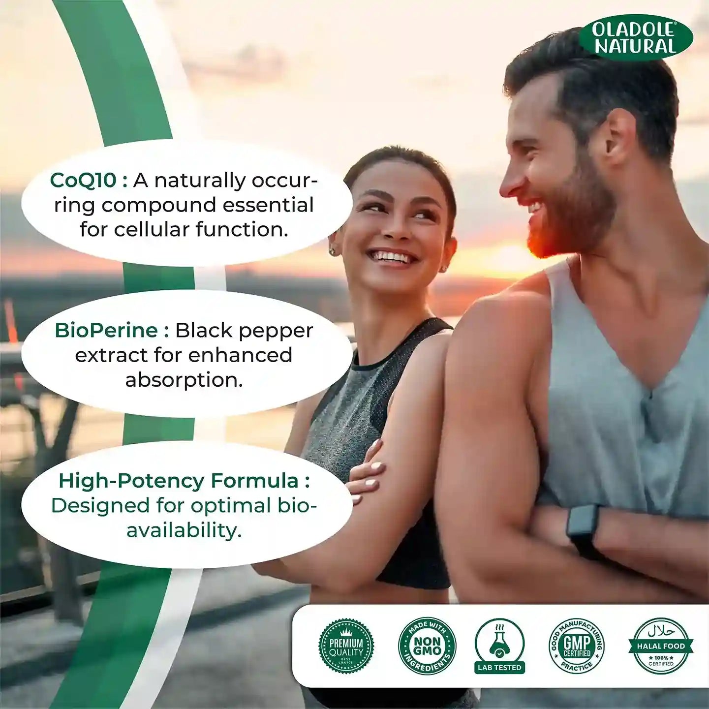 CoQ10 + 95% Piperine 200 mg