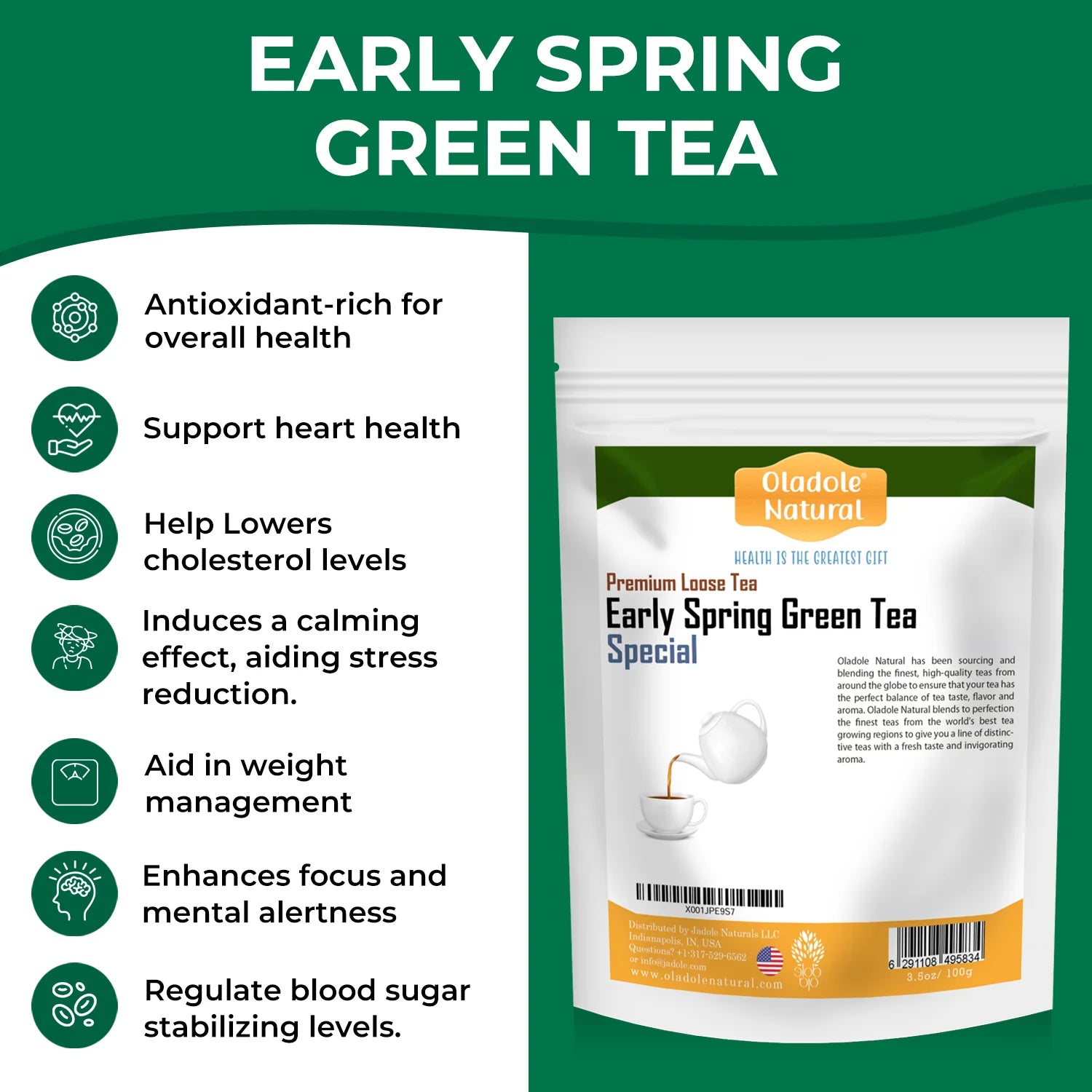 Early Spring Green Tea Loose Tea 100 g