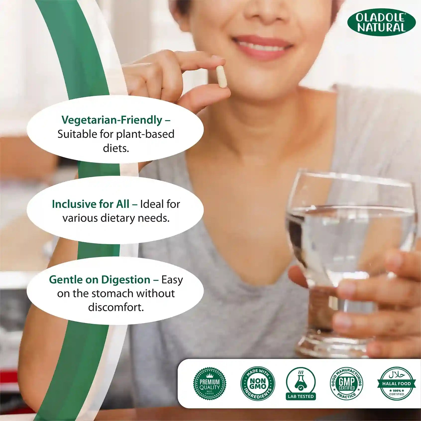 Empty Capsules Vegan, Halal Plant Based 250 Capsules