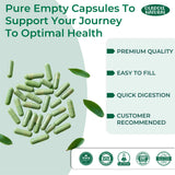Empty Capsules Size 1 Clear 31 g 