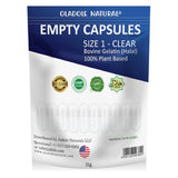 Empty Capsules Size 1 Clear 31 g 