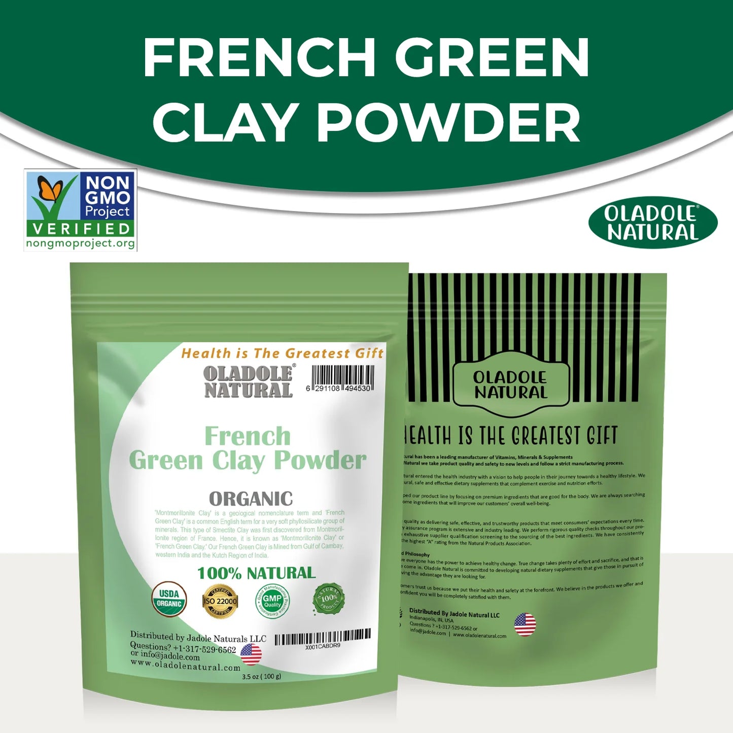 French Green Clay Powder 100 g