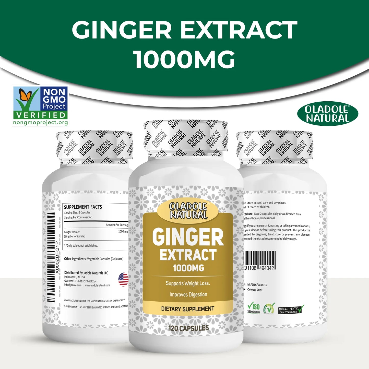 Ginger Root Extract Supplement 1000 mg