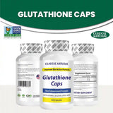 Glutathione Caps with Vitamin C - 60 Capsules