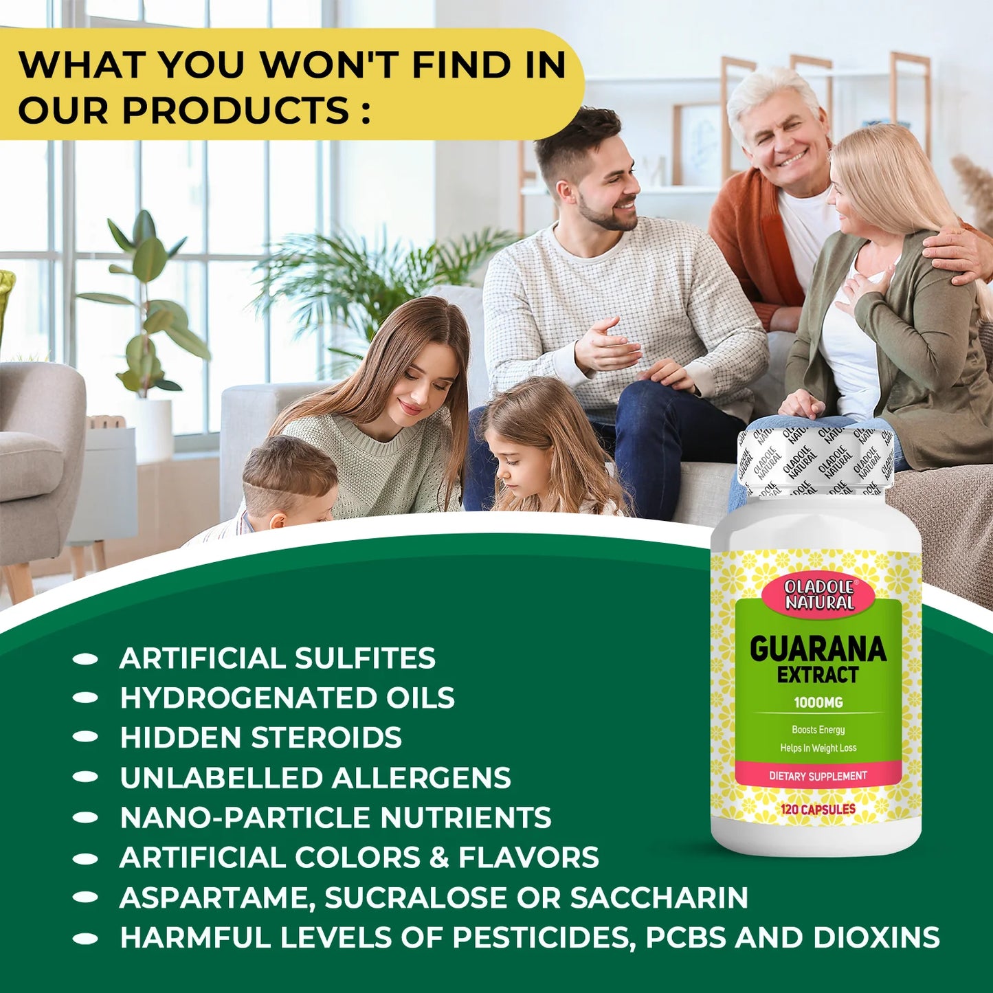 Guarana Extract 1000 mg 
