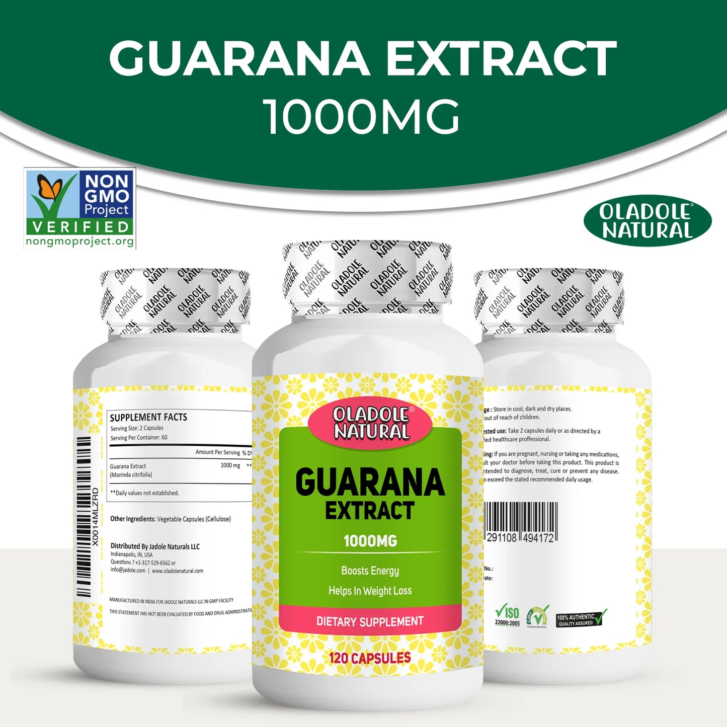 Guarana Extract 1000 mg 