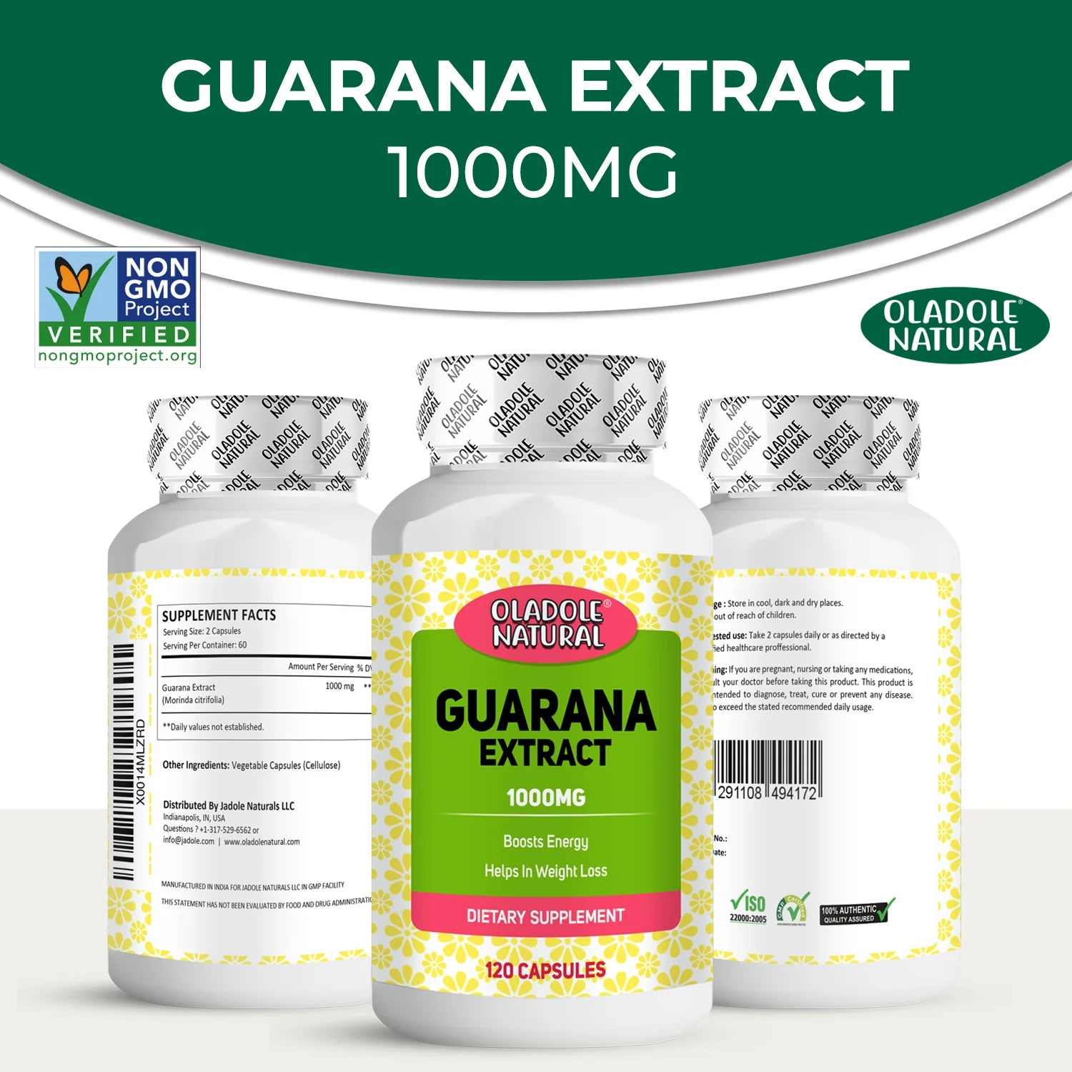 Guarana Extract 1000 mg 
