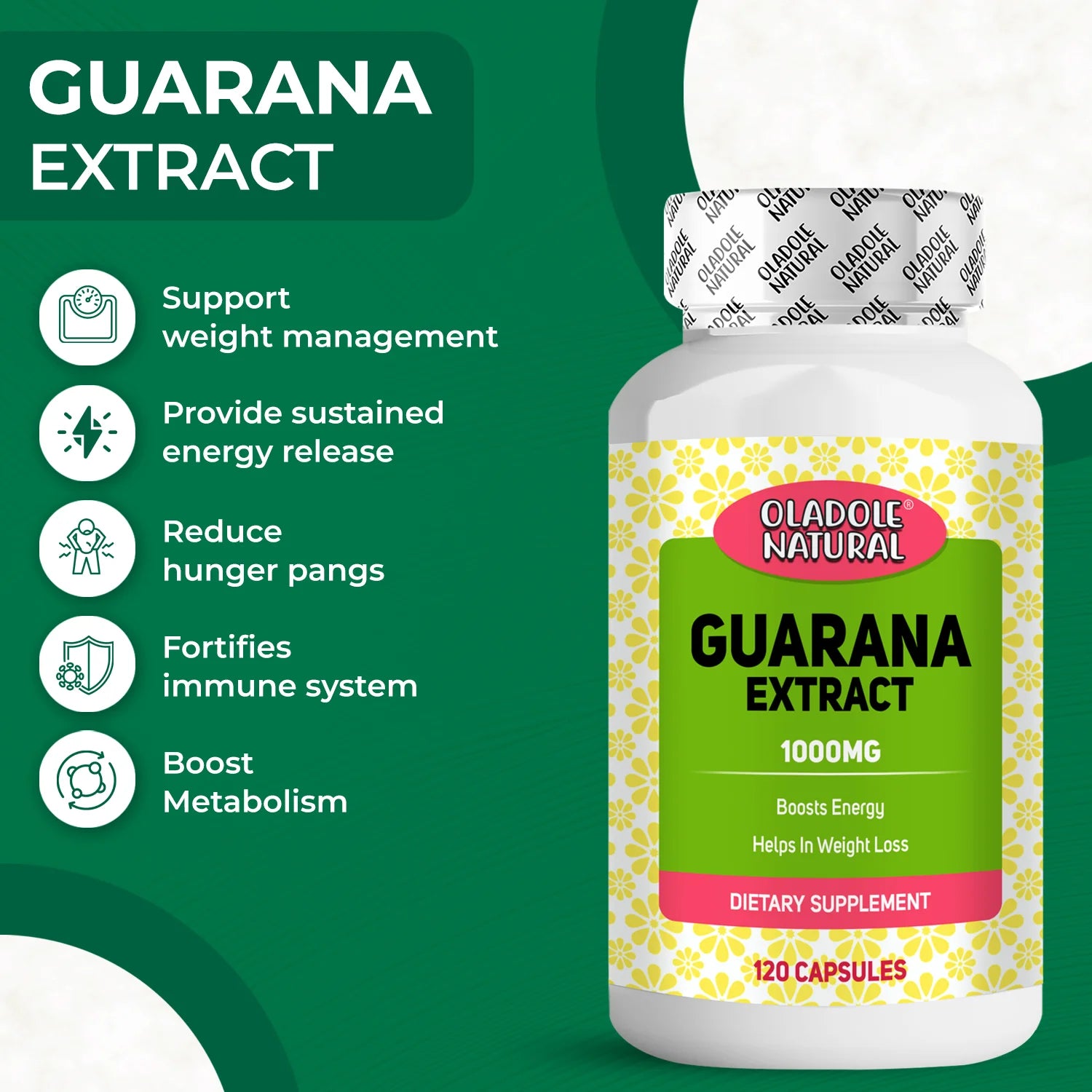 Guarana Extract 1000 mg 