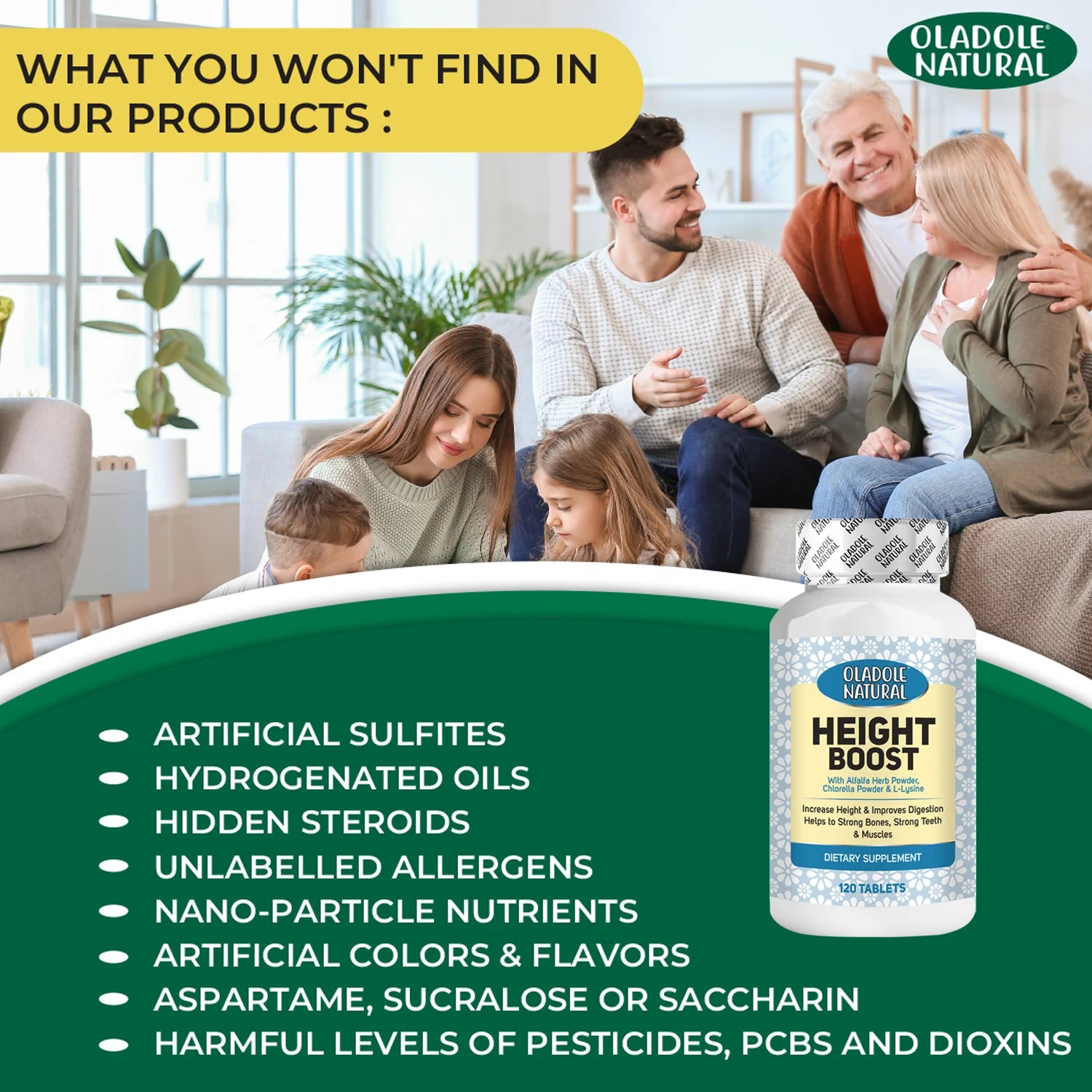 Height Boost Tablets for Height Growth
