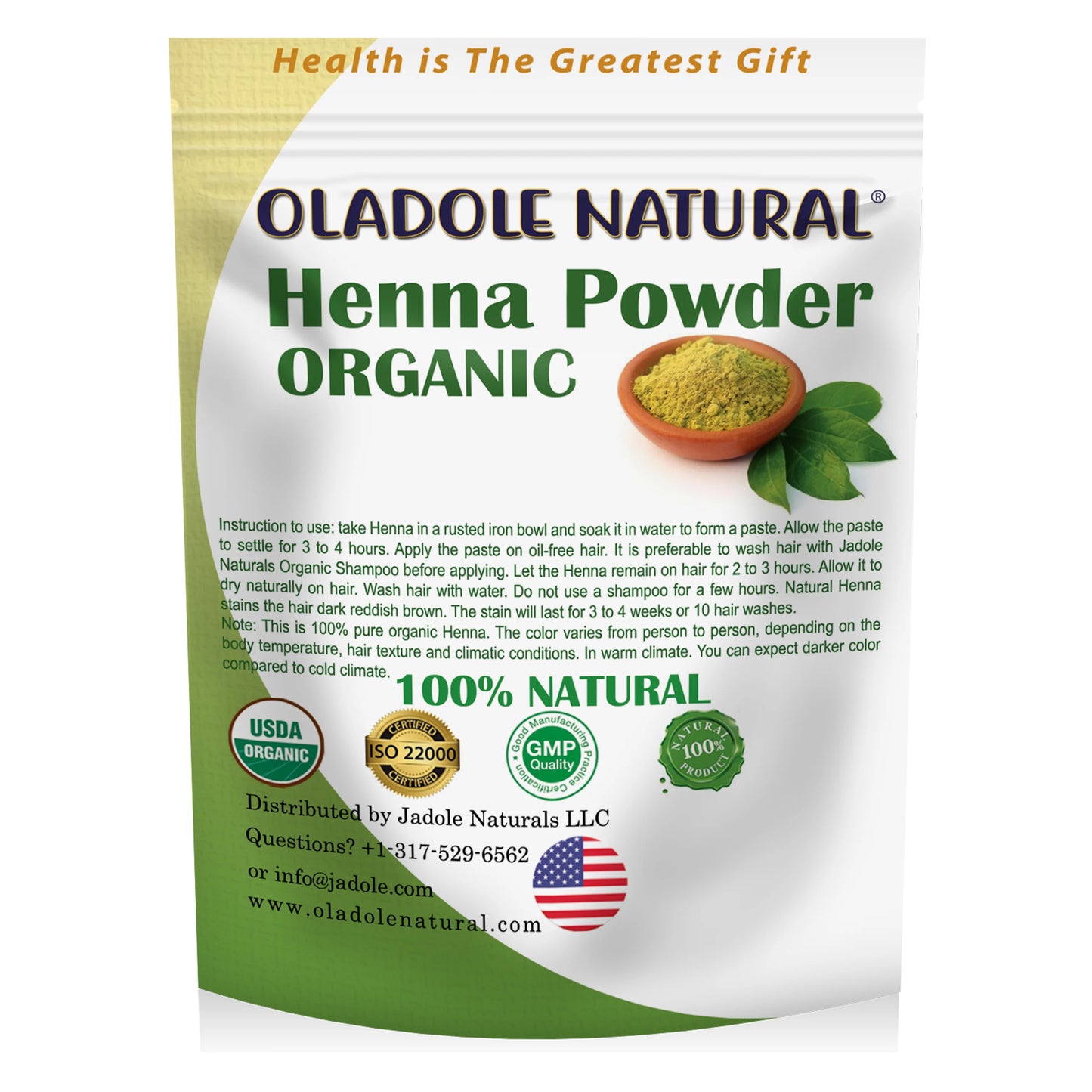 Organic Henna Powder for Hair 300 g