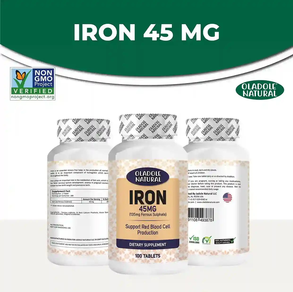 Iron Supplement 45 mg