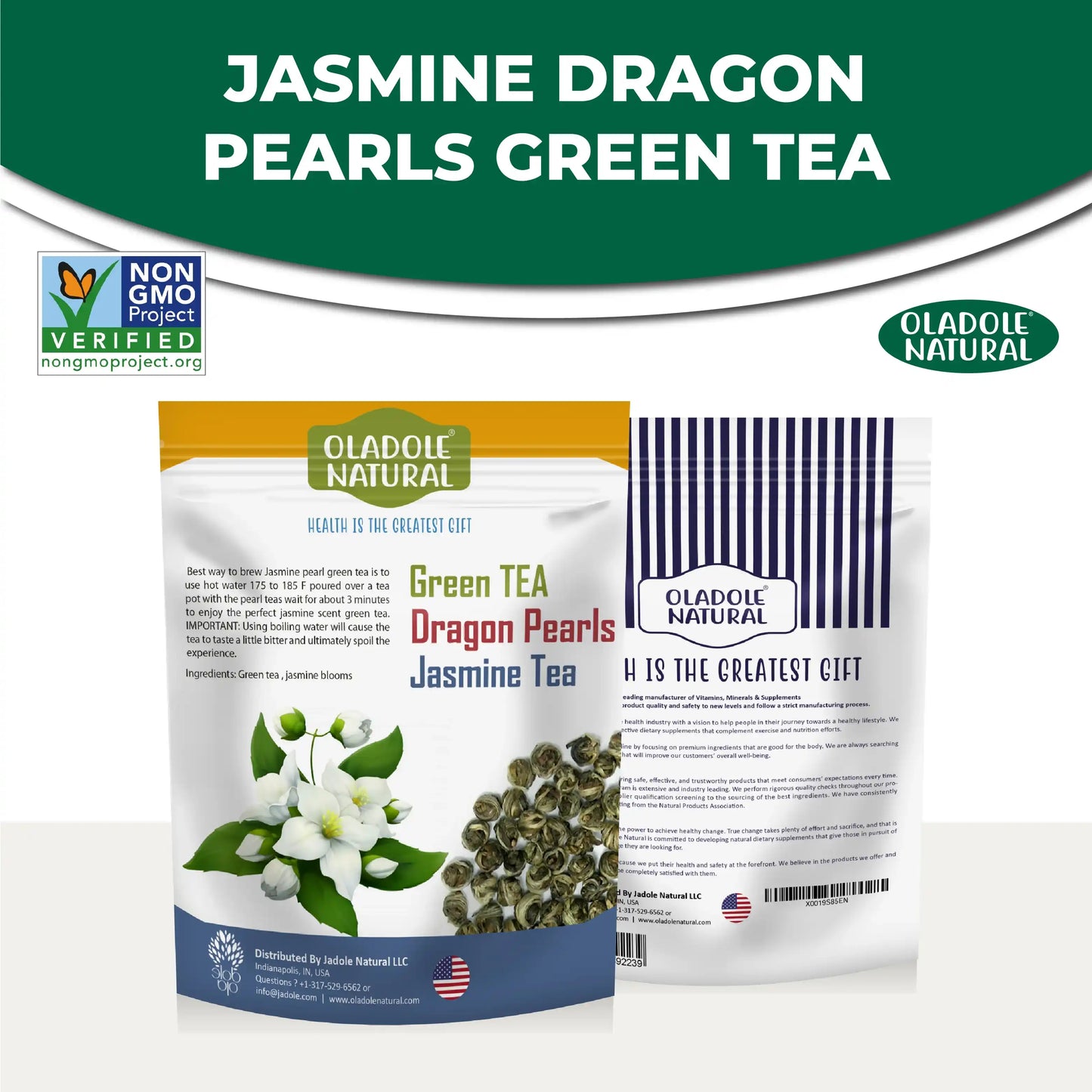 Jasmine Dragon Pearls Green Tea 100 g