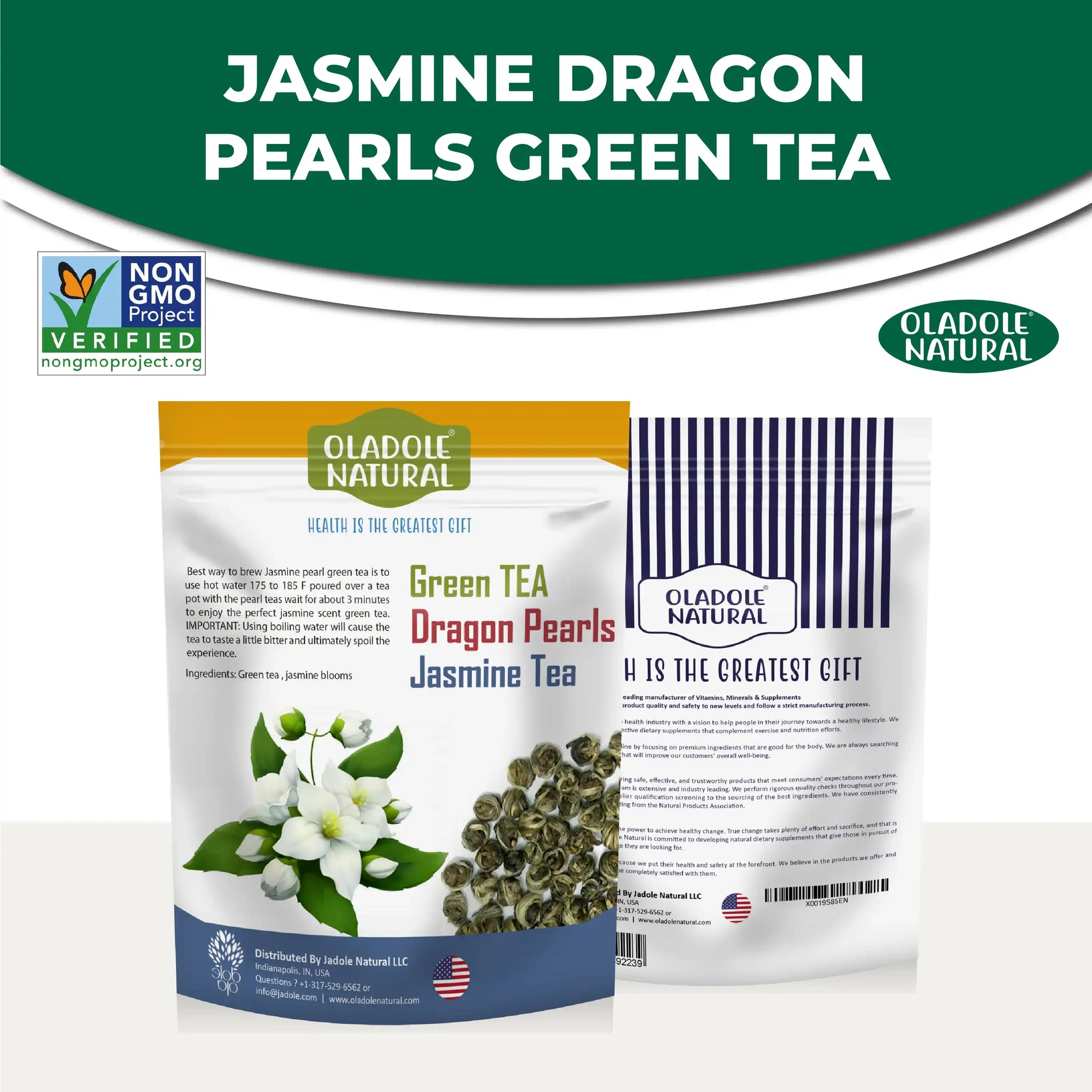 Jasmine Dragon Pearls Green Tea 100 g