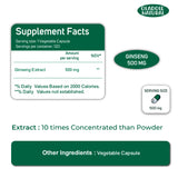 Korean Red Panax Ginseng 500 mg