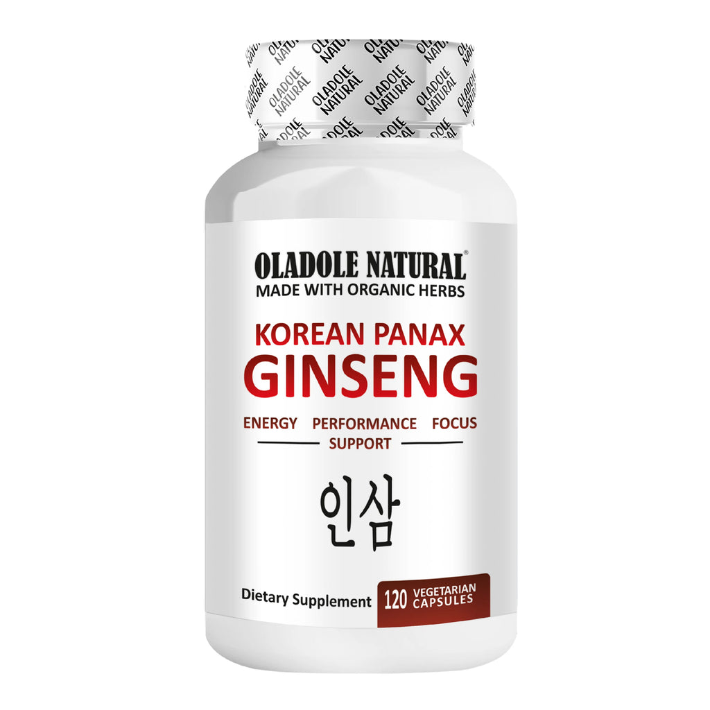 Korean Red Panax Ginseng 500mg 120 Capsules