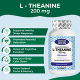 L-Theanine 200 mg Double Strength with Inositol 