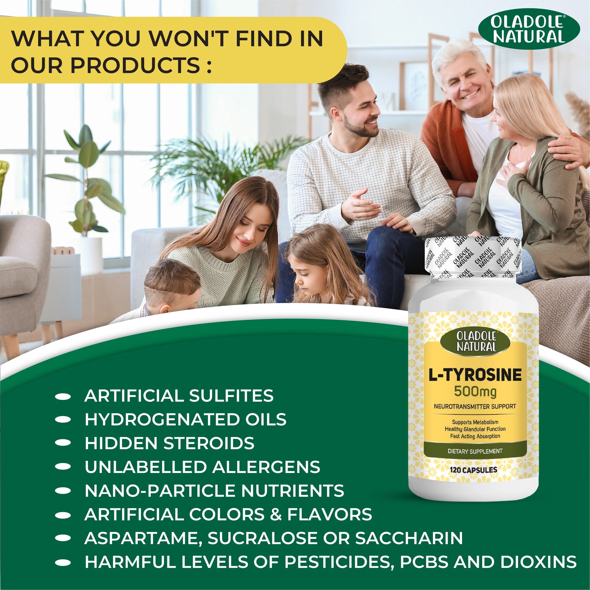 L-Tyrosine 500 mg
