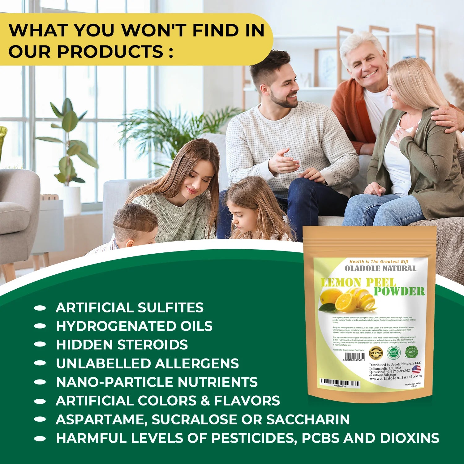 Lemon Peel Powder 100 g