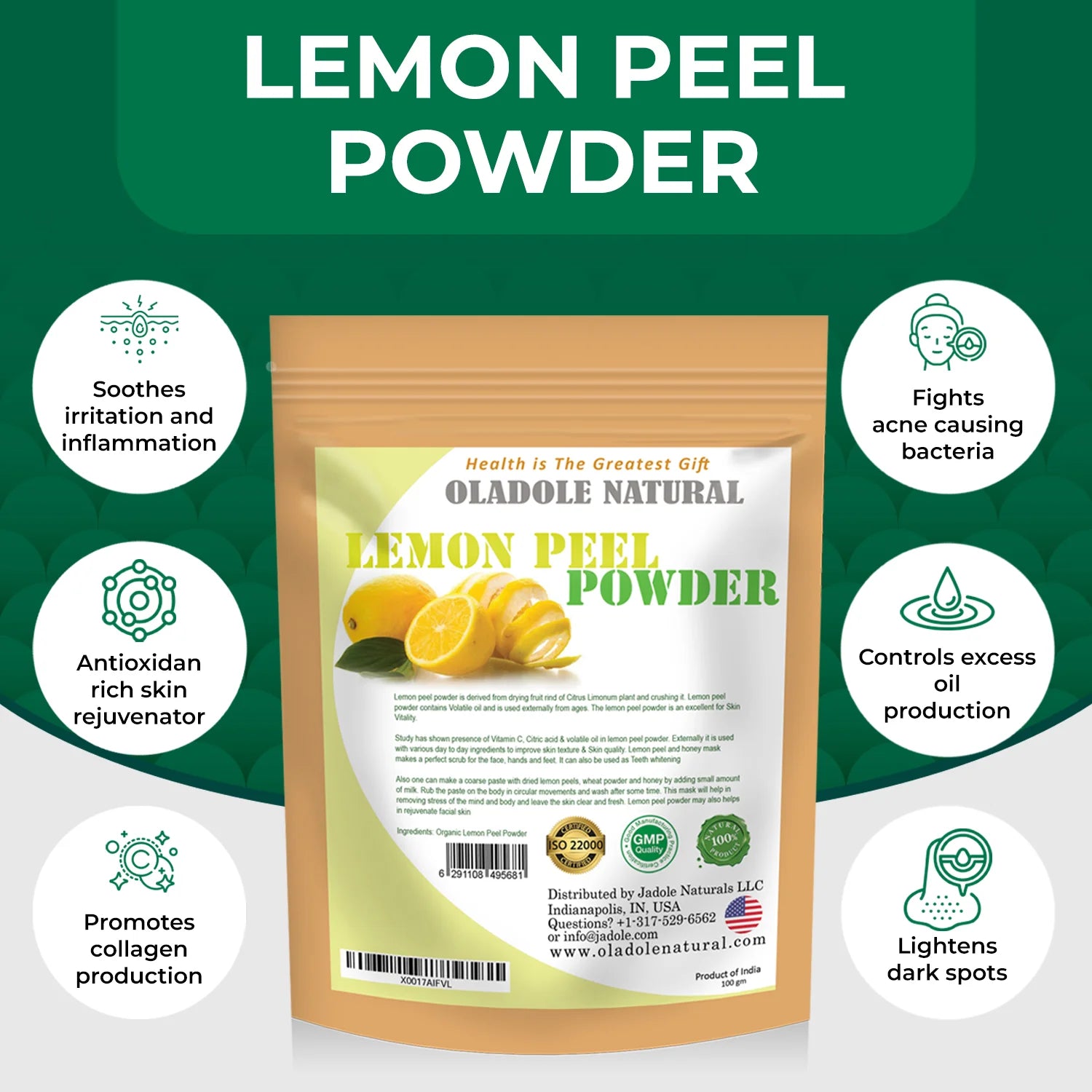 Lemon Peel Powder 100 g