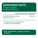 Lion's Mane Extract 10,000 mcg