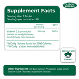Liposomal Vitamin C 2000 mg- 180 Tablets