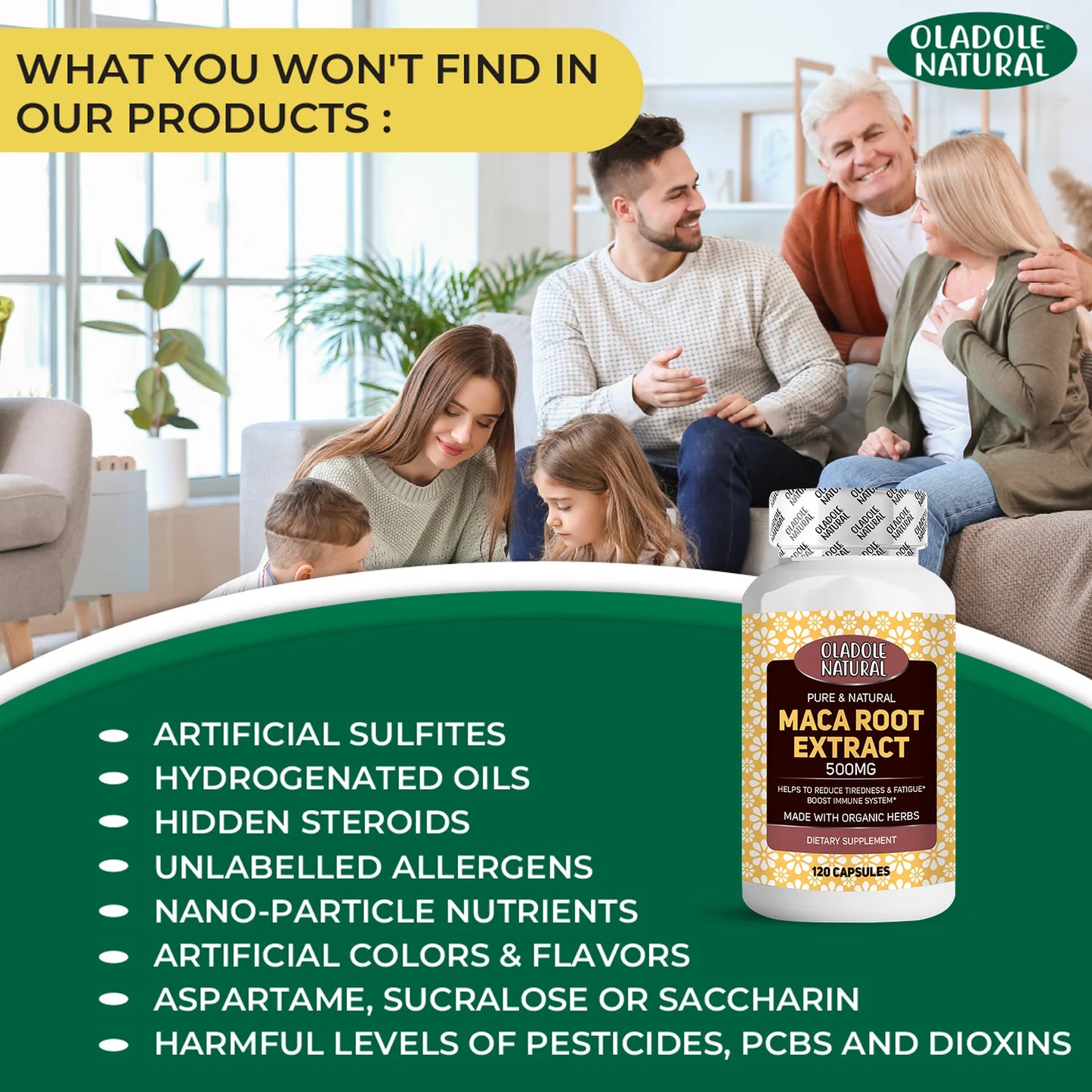 Maca Root Extract 500 mg