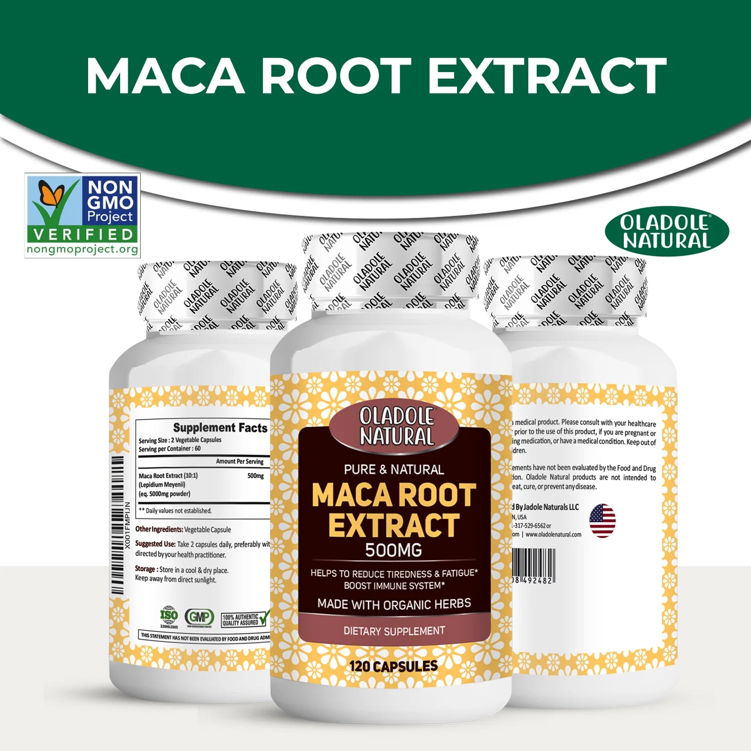 Maca Root Extract 500 mg