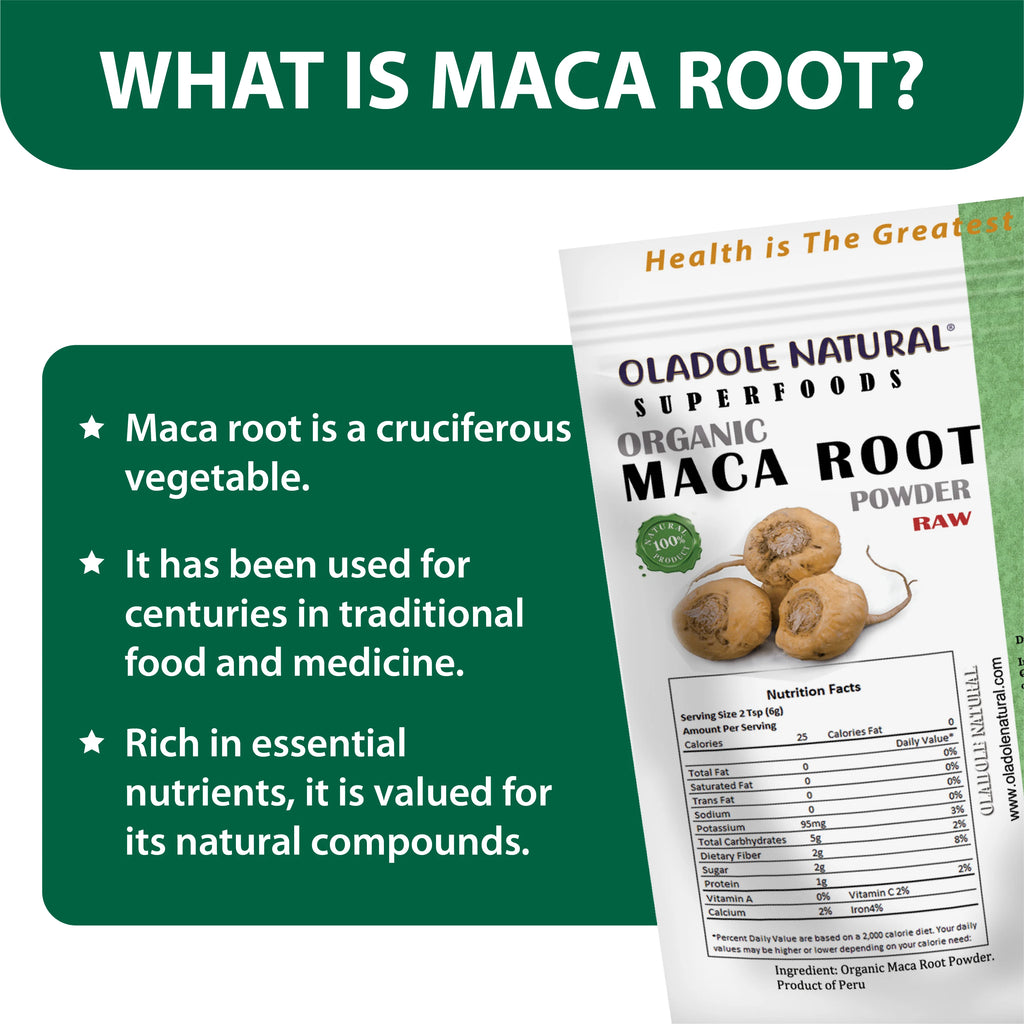 Organic Maca Root Powder – Oladole Store