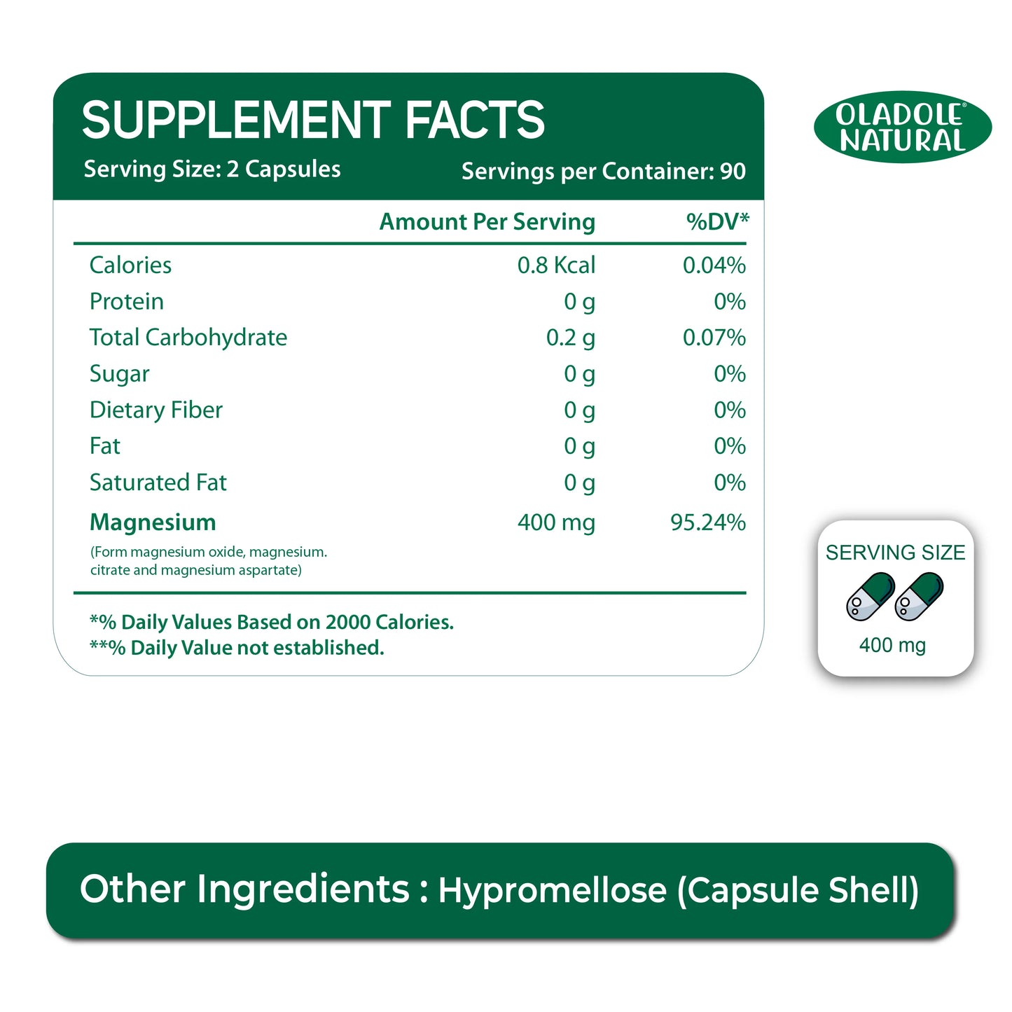 Magnesium Complex 400 mg 