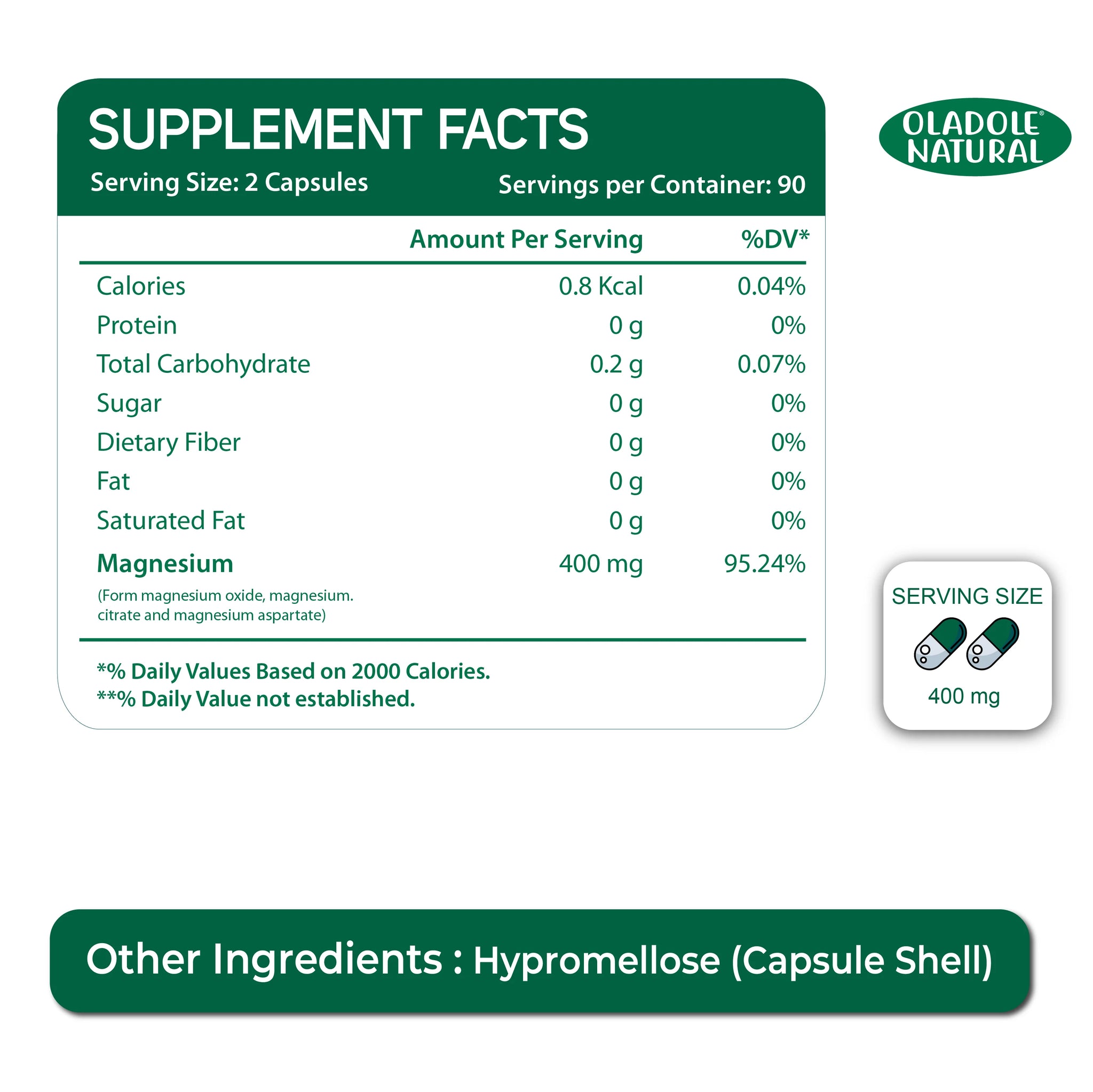 Magnesium Complex 400 mg 