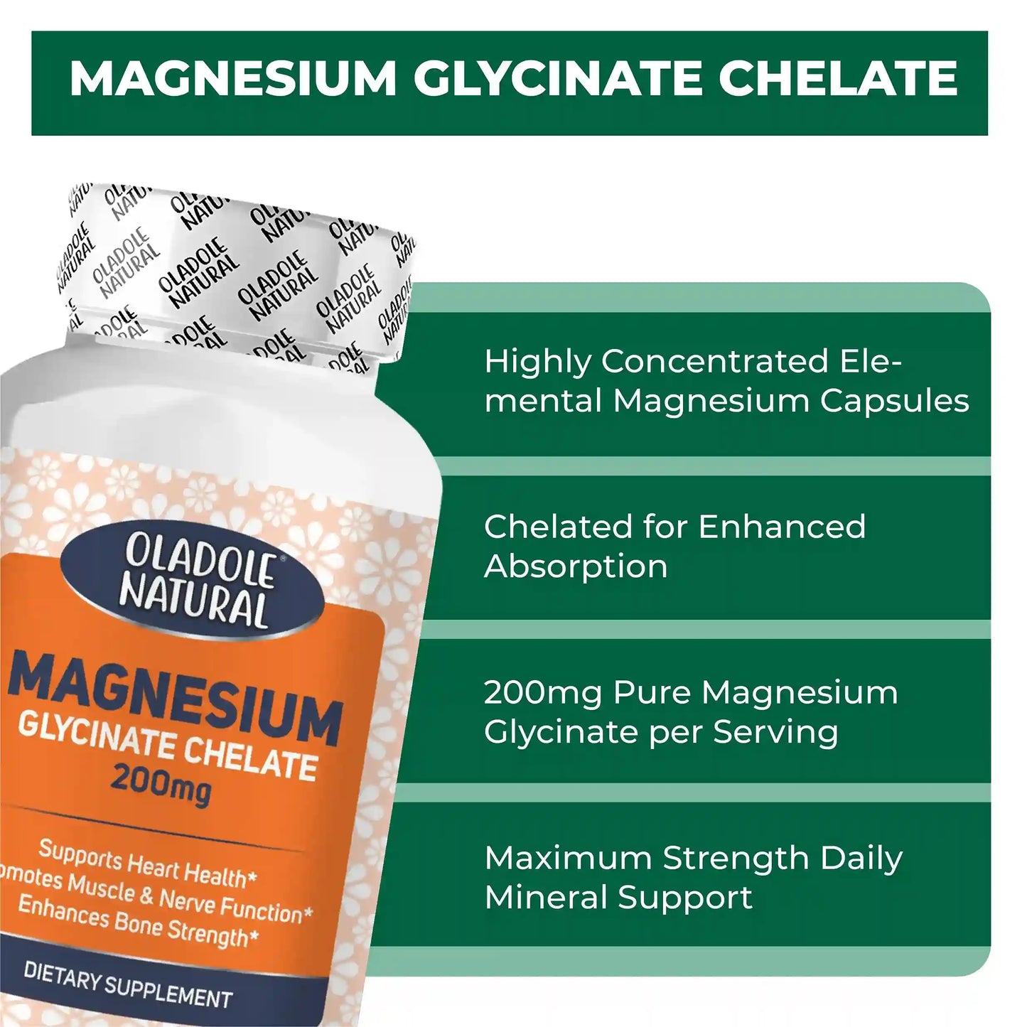 Magnesium Glycinate 200 mg