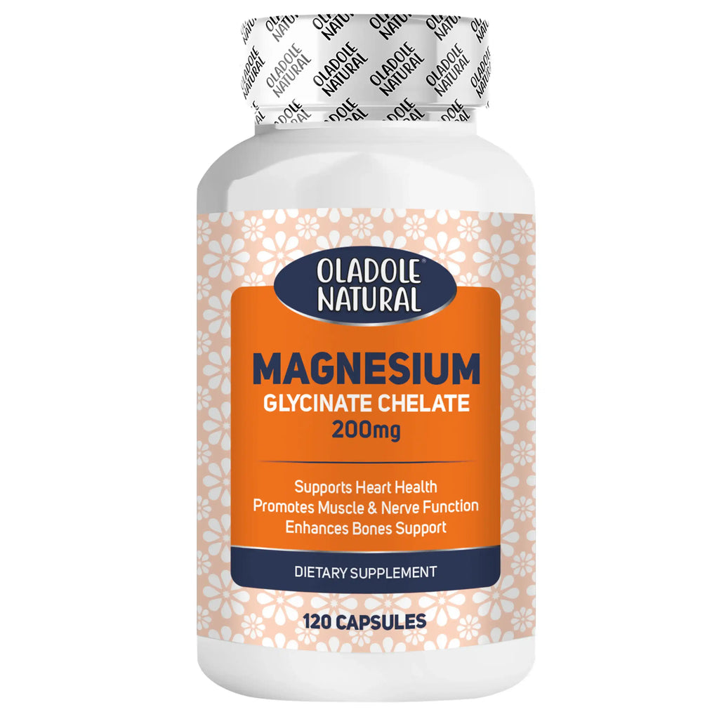Magnesium Glycinate 200 mg - 120 Capsules