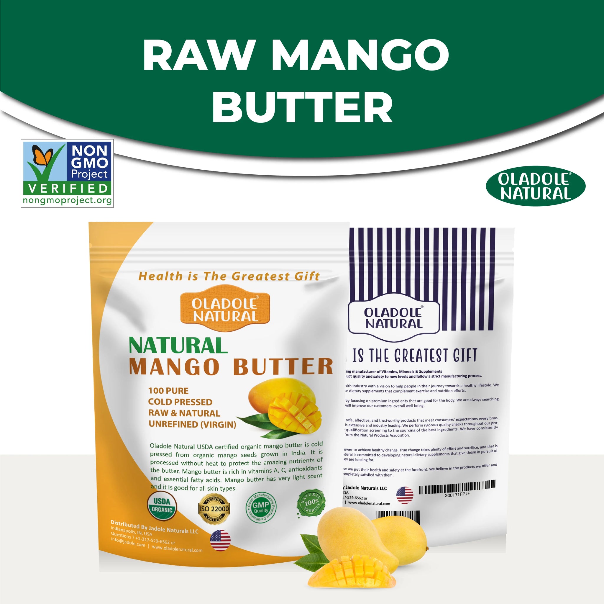 Natural Mango Butter 400 g