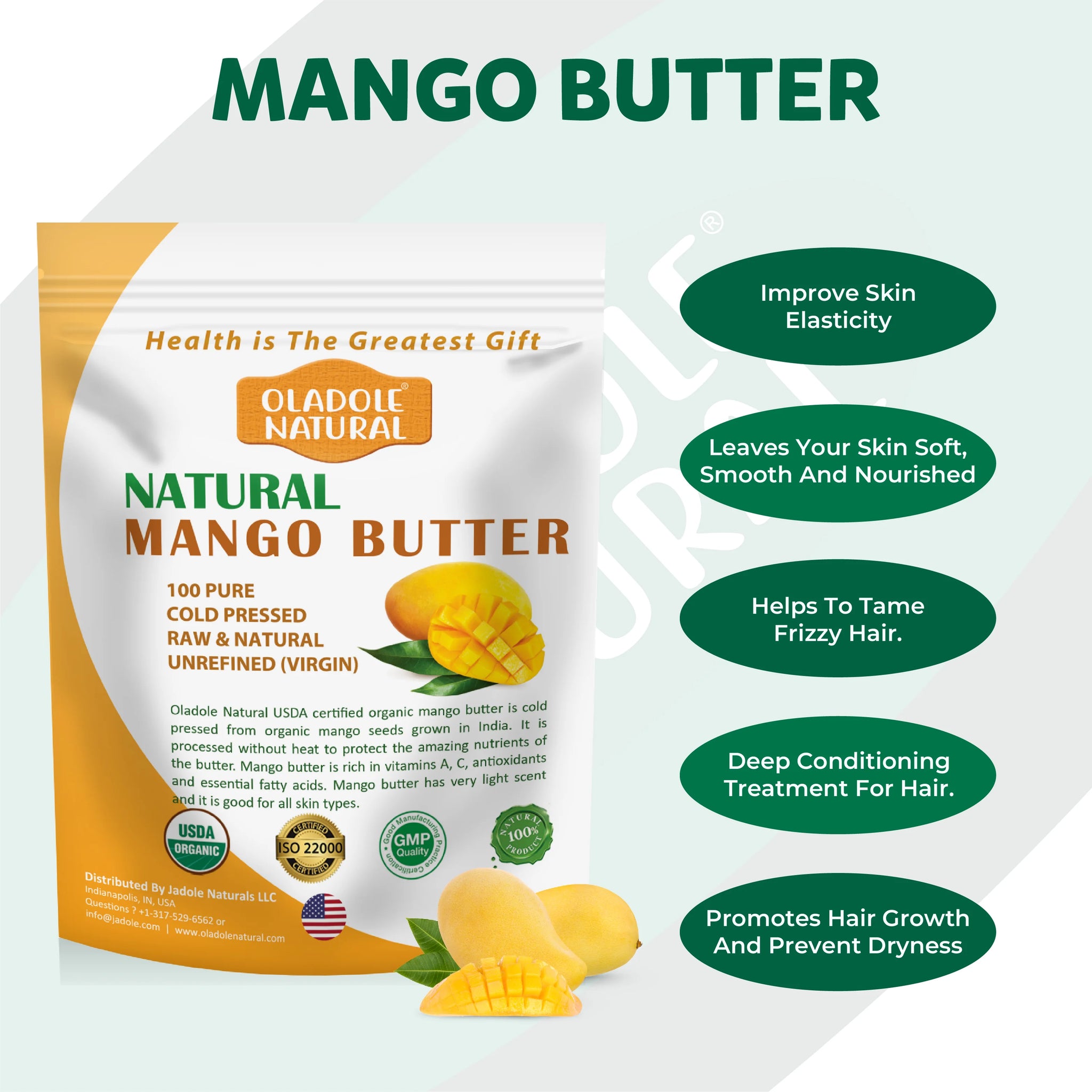 Natural Mango Butter 400 g