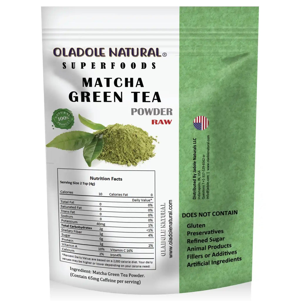 Oladole Natural Raw Matcha Green Tea Powder 100 g