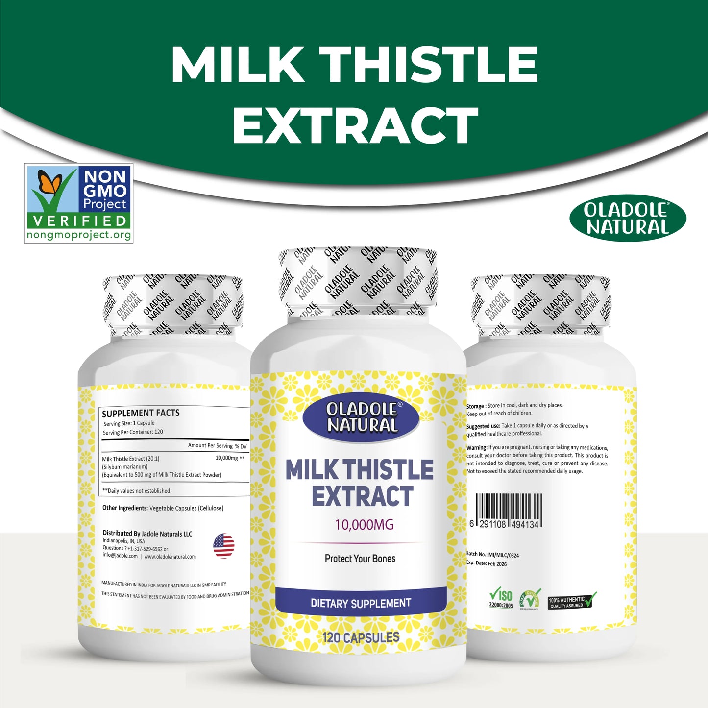 Milk Thistle Marianum Silymarin 10000 mg