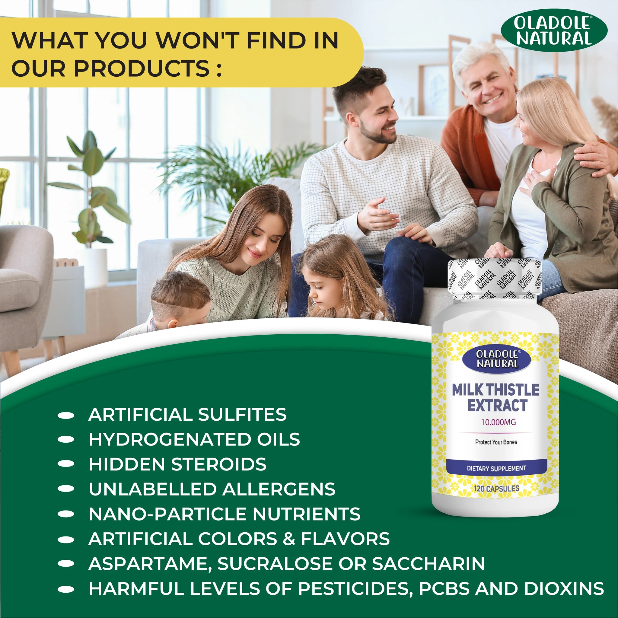 Milk Thistle Marianum Silymarin 10000 mg
