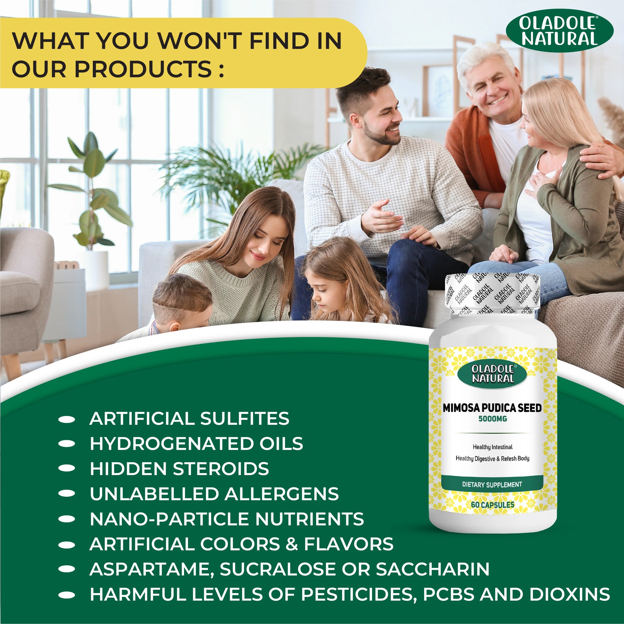 Mimosa Pudica Seed 5000 mg 
