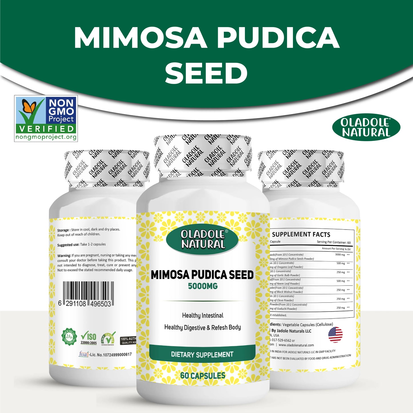 Mimosa Pudica Seed 5000 mg 