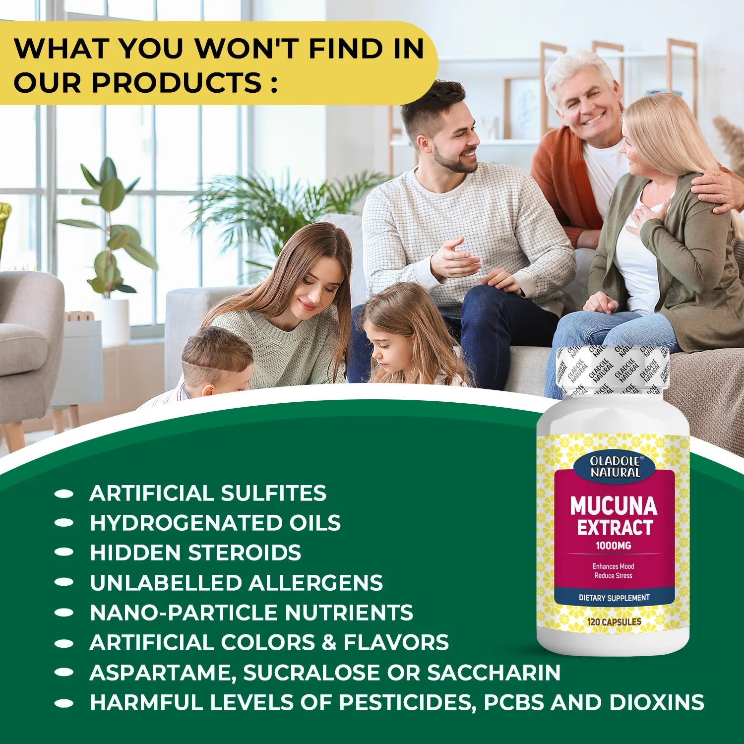 Mucuna Extract 1000 mg  