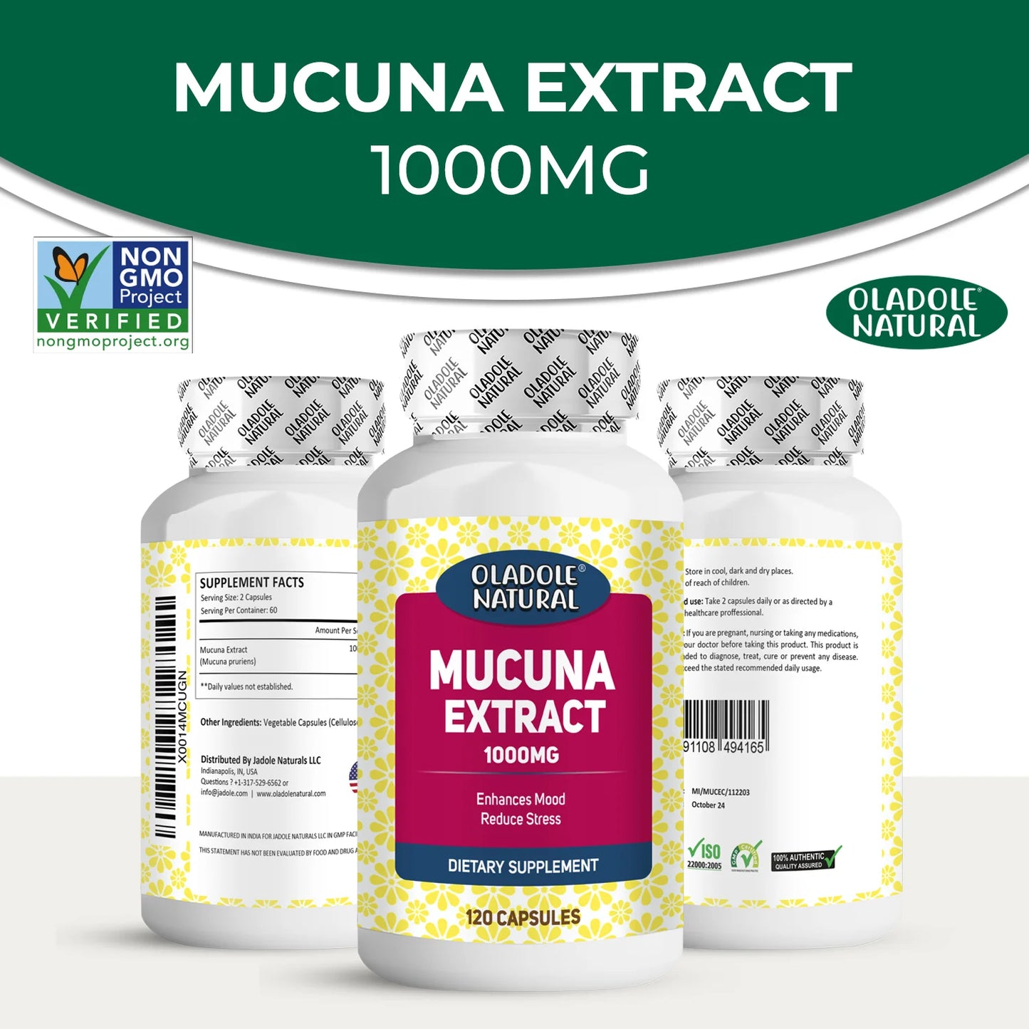Mucuna Extract 1000 mg  