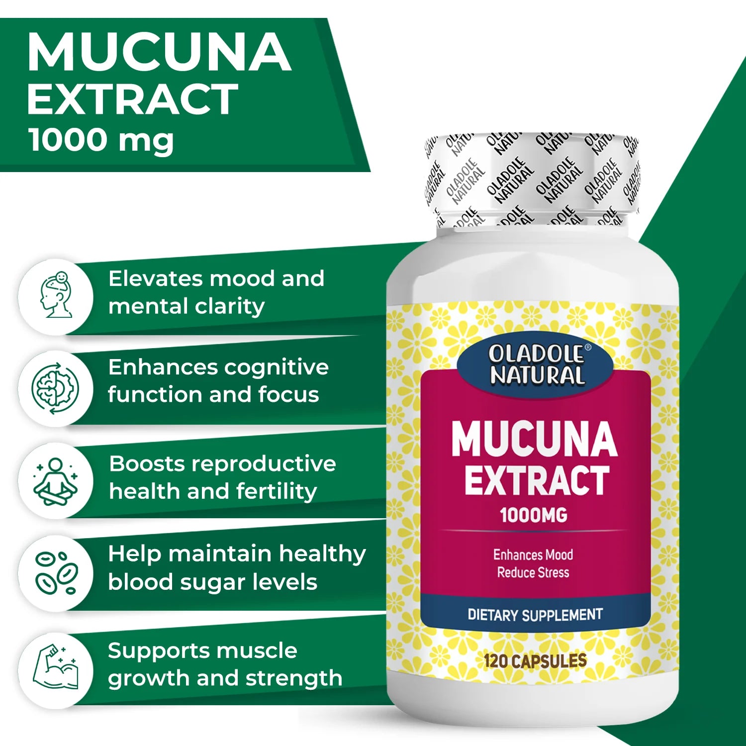 Mucuna Extract 1000 mg  
