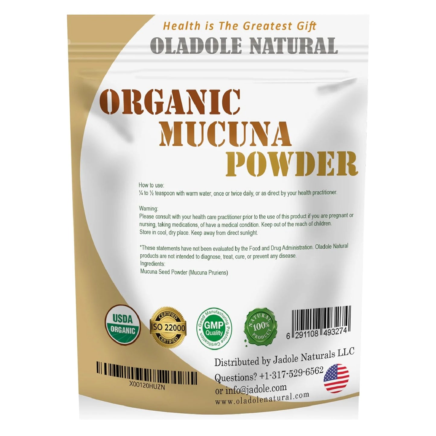 Organic Mucuna Powder 100 g