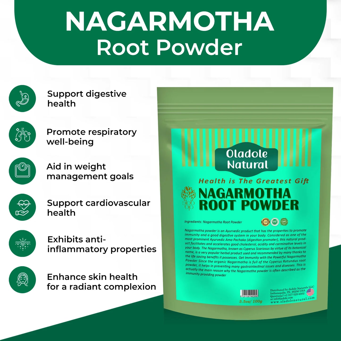 Nagarmotha Root Powder 100 g