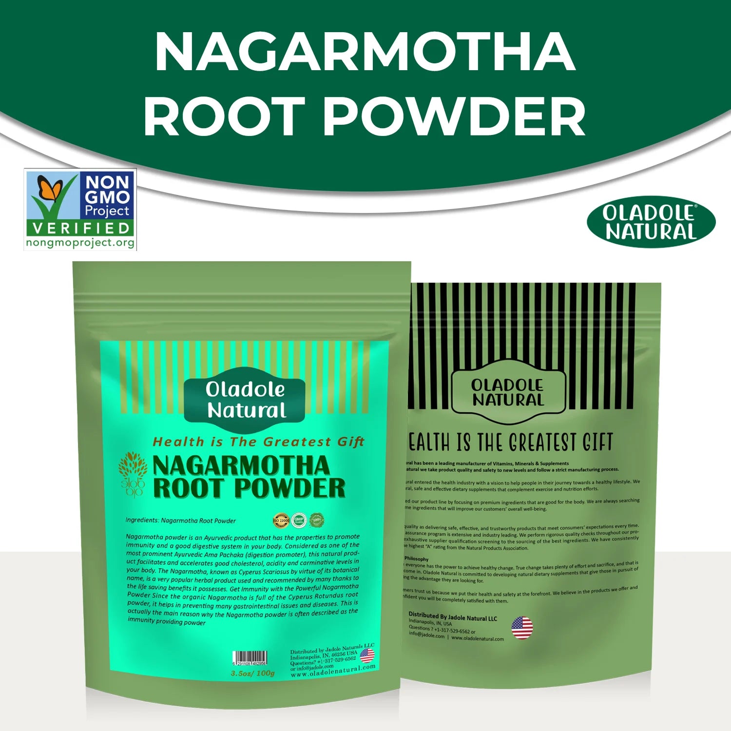 Nagarmotha Root Powder 100 g