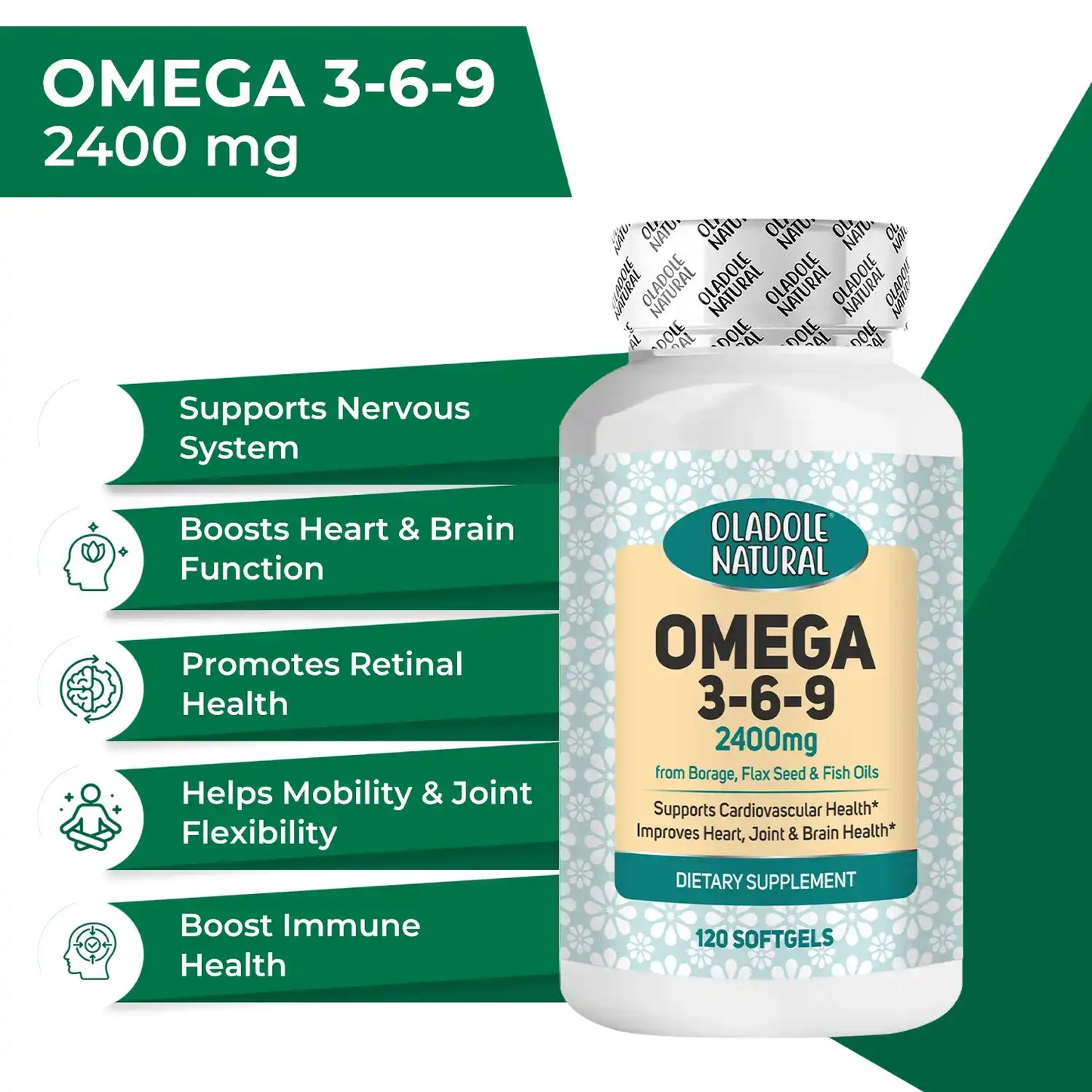Omega 3-6-9 Triple Source 2400 mg 