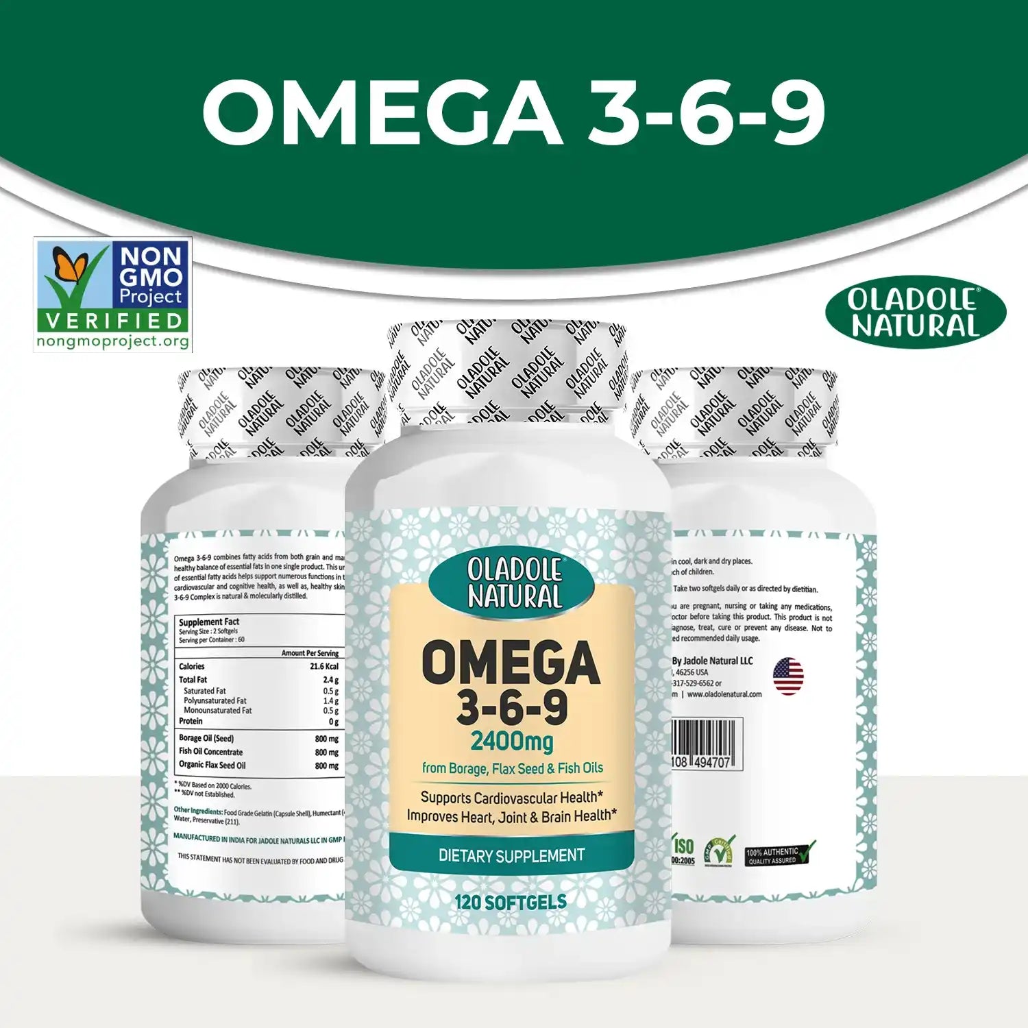 Omega 3-6-9 Triple Source 2400 mg 